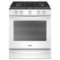 WHIRLPOOL 5.8 cu. ft. Smart Slide-in Gas Range with Air Fry, when Connected White - WEG750H0HW
