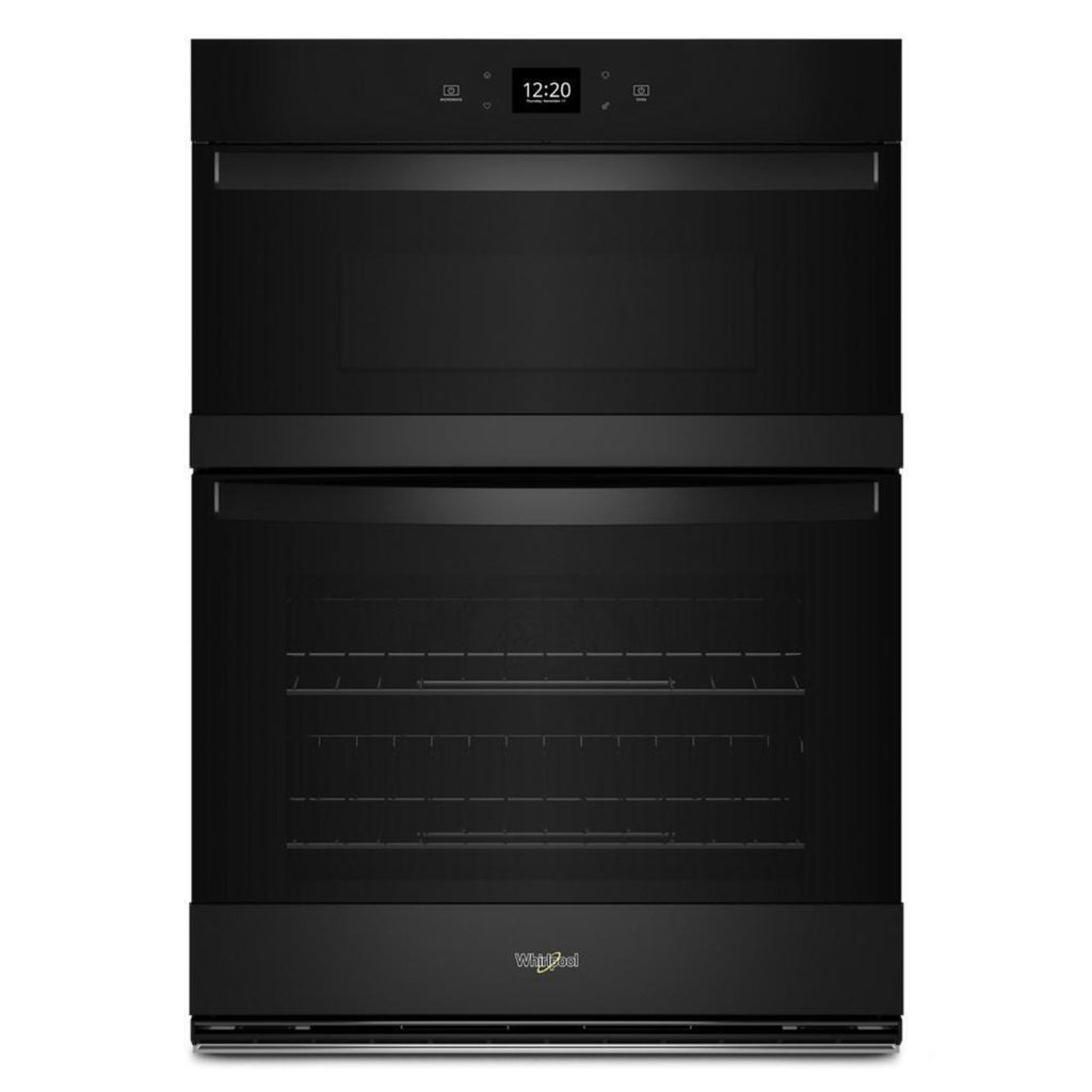 WHIRLPOOL 6.4 Total Cu. Ft. Combo Wall Oven with Air Fry When Connected Black - WOEC5030LB