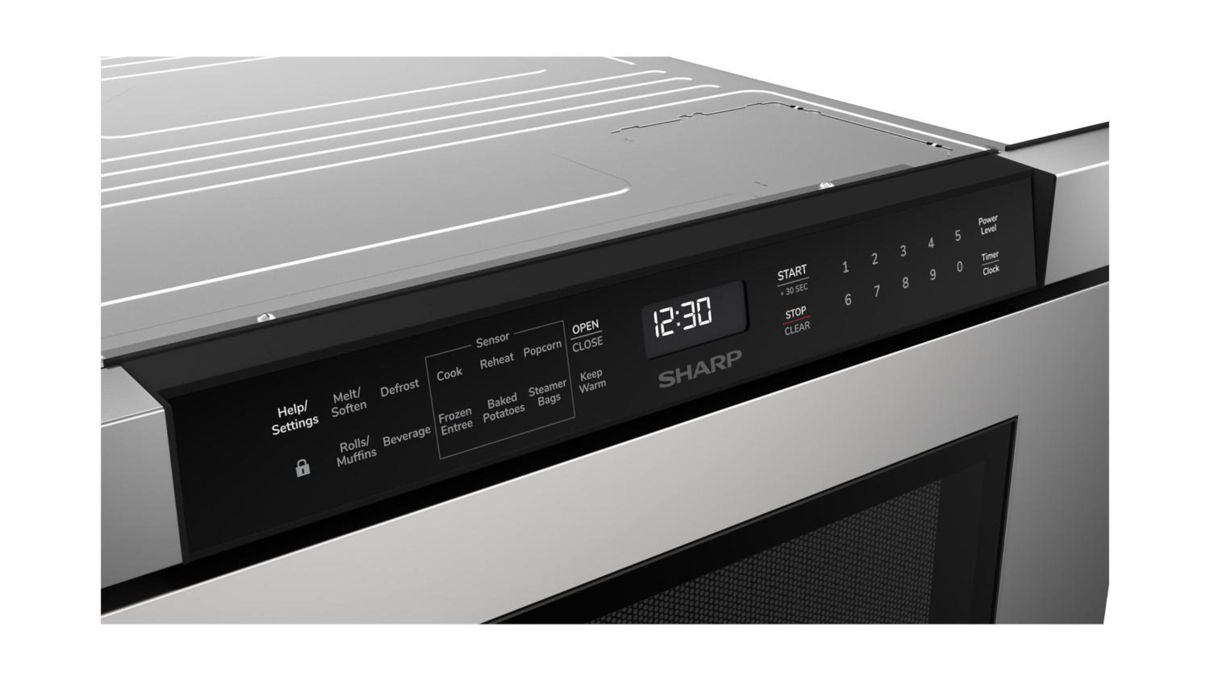Asko SHARP 24 in. 1.2 cu. ft. Built-In in Stainless Steel Microwave Drawer Oven - SMD2440JS