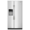 WHIRLPOOL 36-inch Standard Depth Side-by-Side Refrigerator with TruCool System in Stainless Steel - WRSF5536RZ