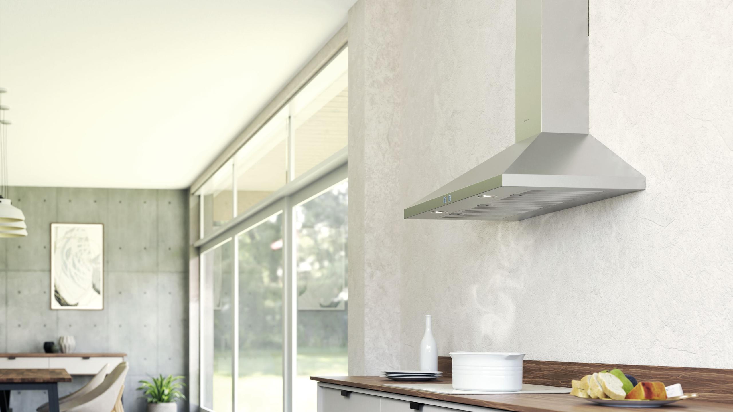 ELICA EBS636SS BOLSENA Wall Mount Range Hood 36" wide - 600CFM in Stainless Stee - EBS636SS