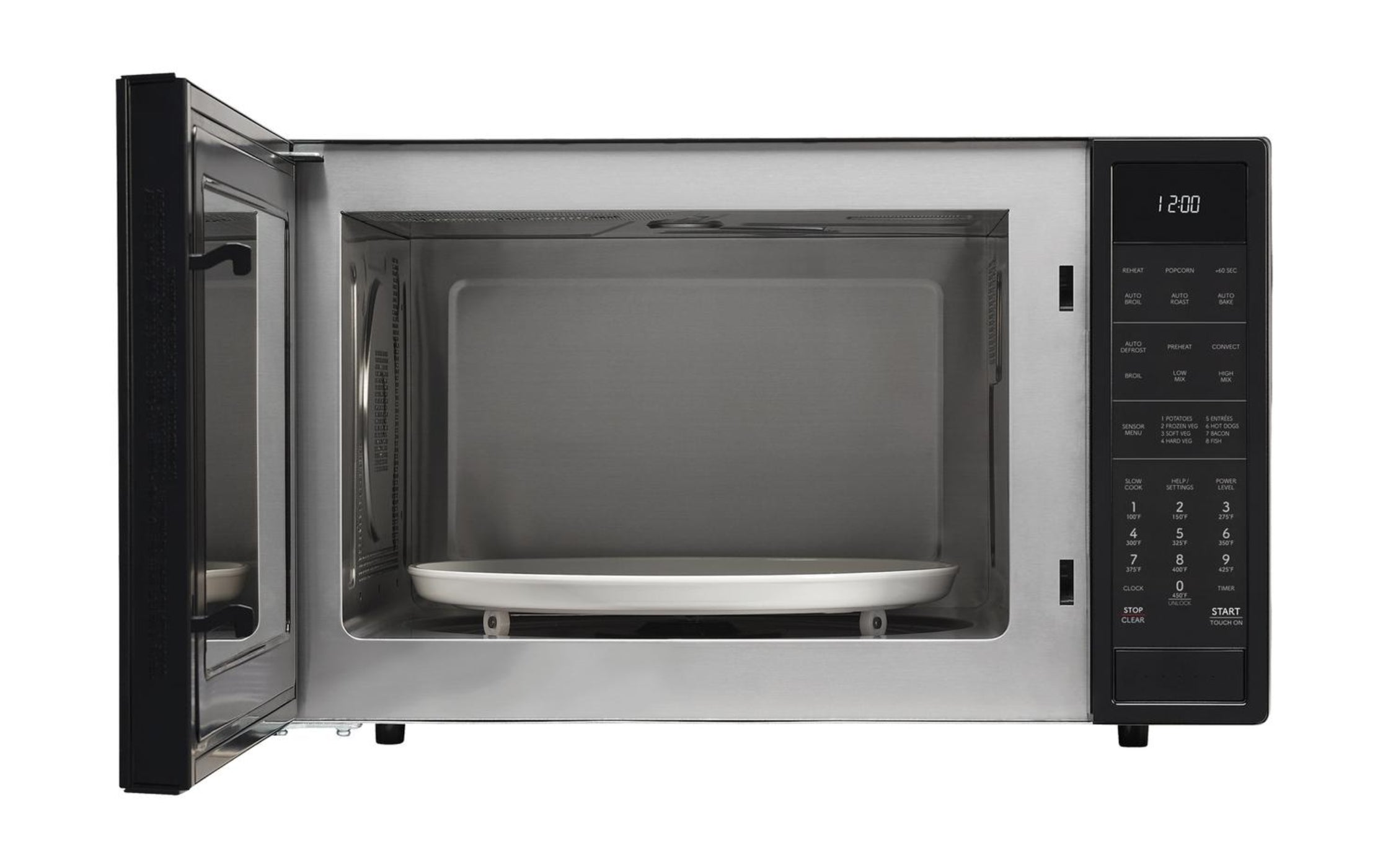 SHARP Sharp 1.5 cu. ft. 900W Black Convection Countertop Microwave Oven - SMC1585KB