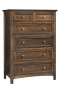 QW Amish Millcraft Albany High Chest of Drawers - MBA40CH