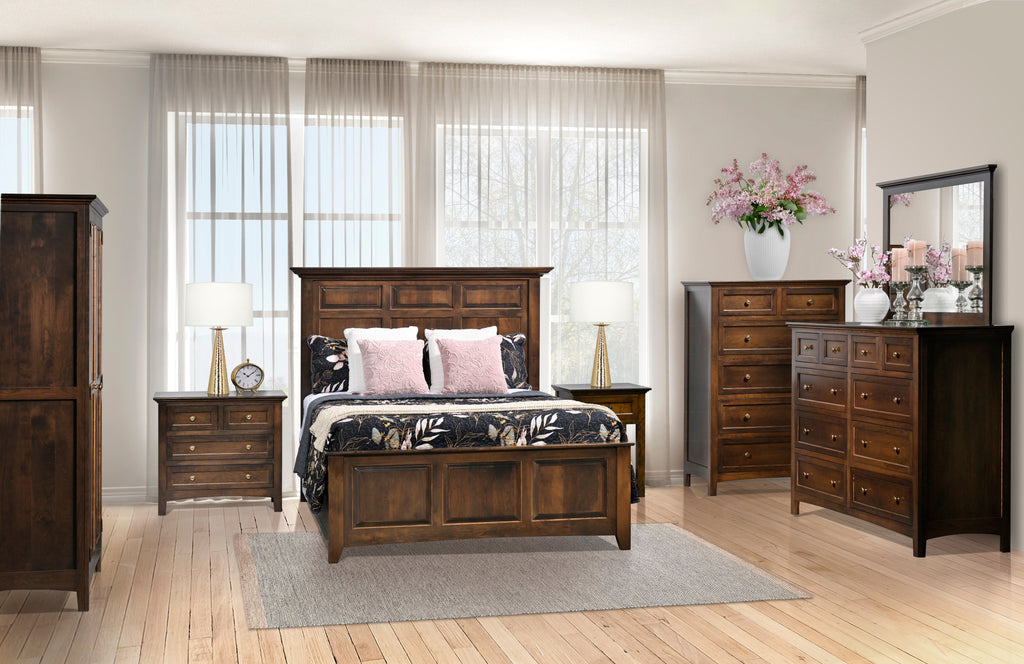 QW Amish Millcraft Albany High Chest of Drawers - MBA40CH
