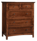 QW Amish Millcraft Albany Low Chest of Drawers - MBA36CH
