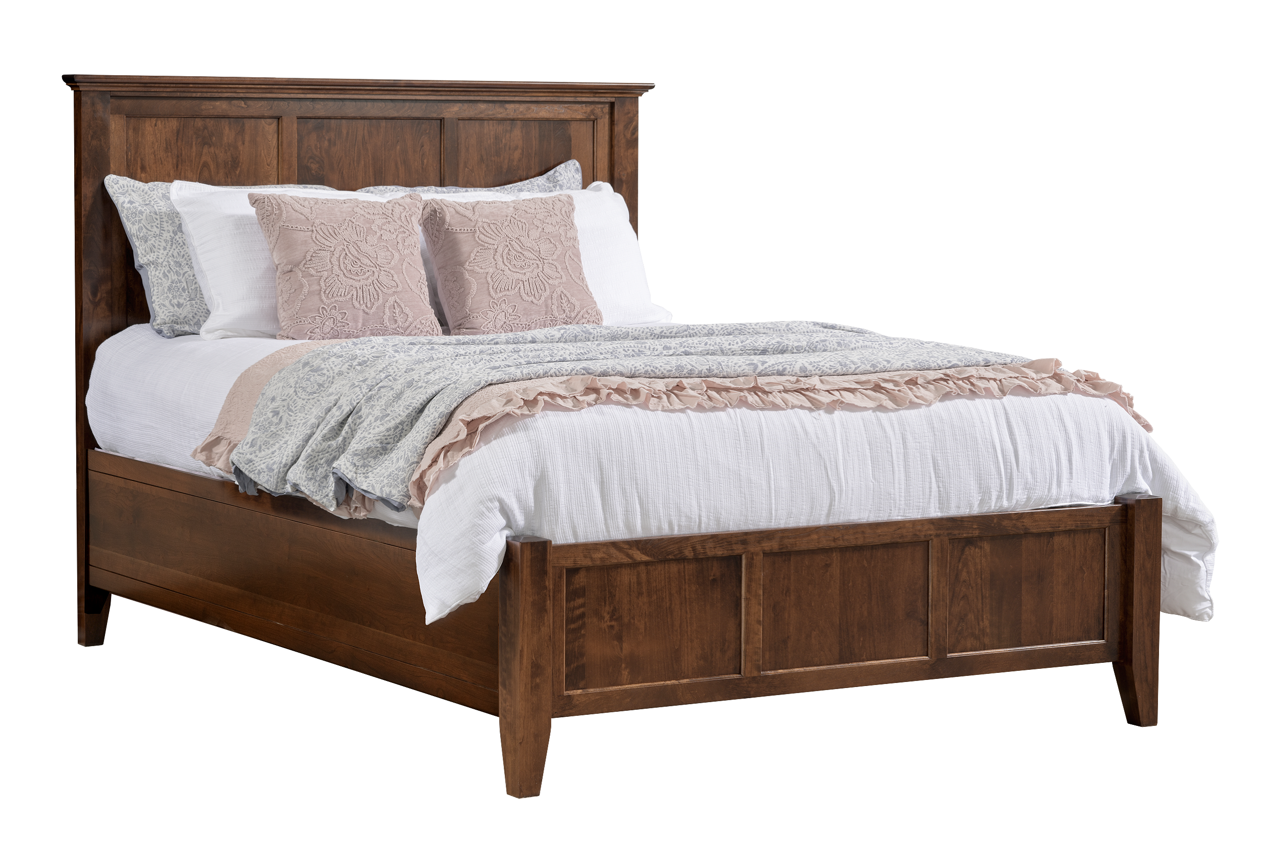 QW Amish Millcraft Albany Panel Bed - MBA56QN