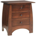 QW Amish Millcraft Bordeaux 3 Drawer Nightstand - MCB26NS