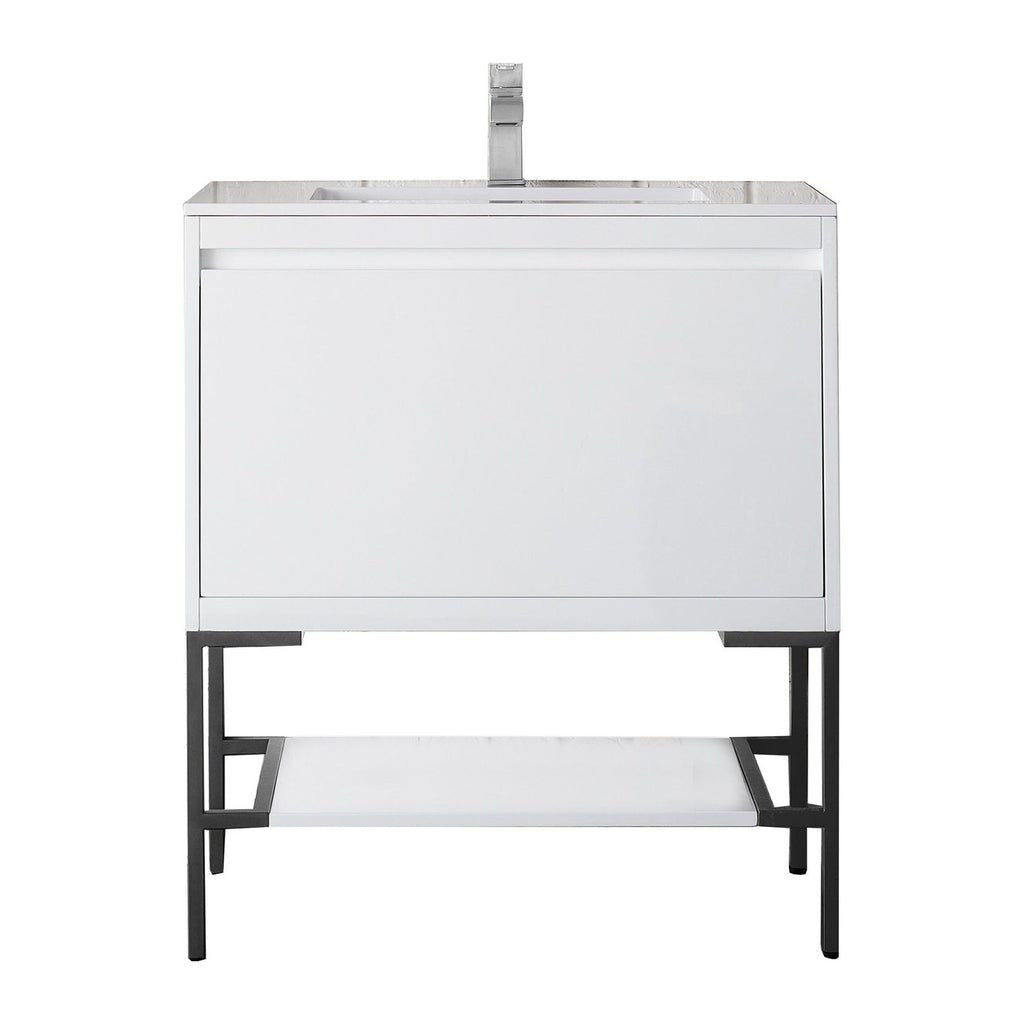 James Martin Vanities Milan 31.5" Single Vanity Cabinet - 801V31.5GWRGDCHB