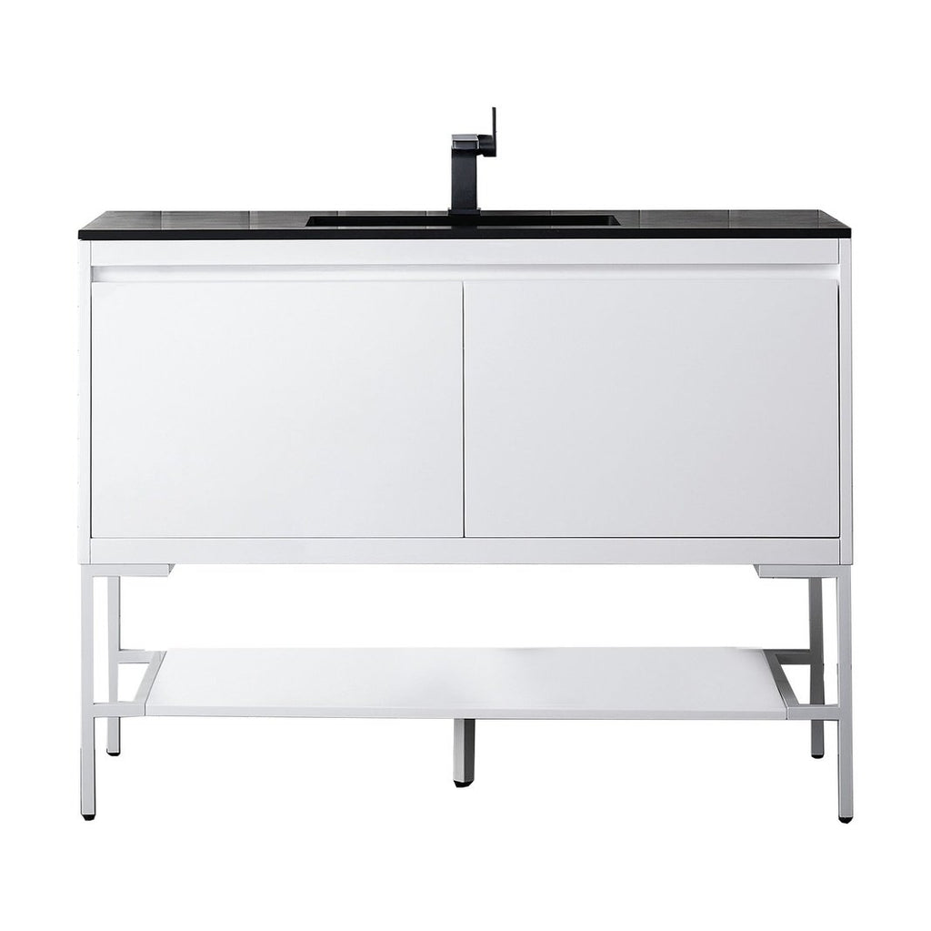 James Martin Vanities Milan 47.3" Single Vanity Cabinet - 801V47.3GWRGDCHB