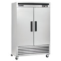 Maxx Cold Double Door Reach-In Refrigerator, Bottom Mount, 54"W, 49 cu. ft. Storage Capacity, in Stainless Steel - MCR-49FDHC