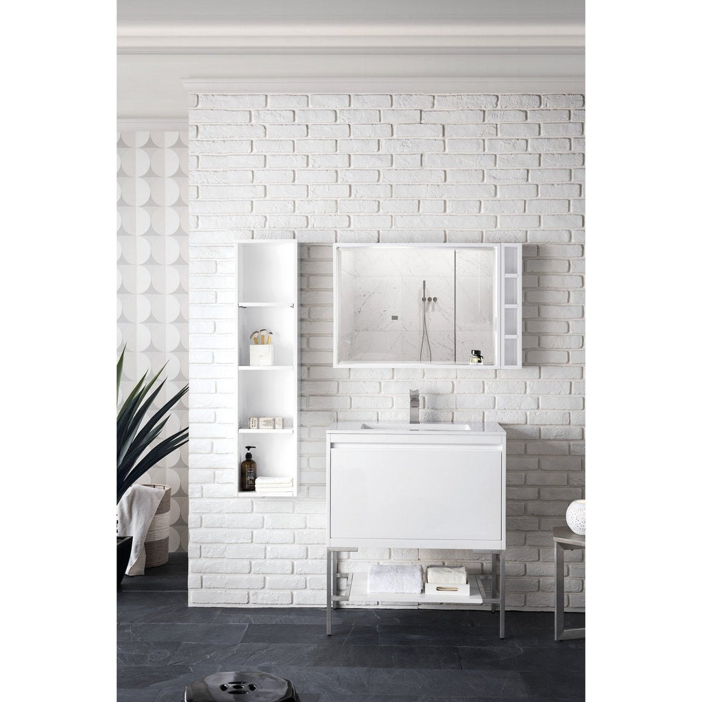 James Martin Vanities Milan 31.5" Single Vanity Cabinet - 801V31.5GWRGDCHB