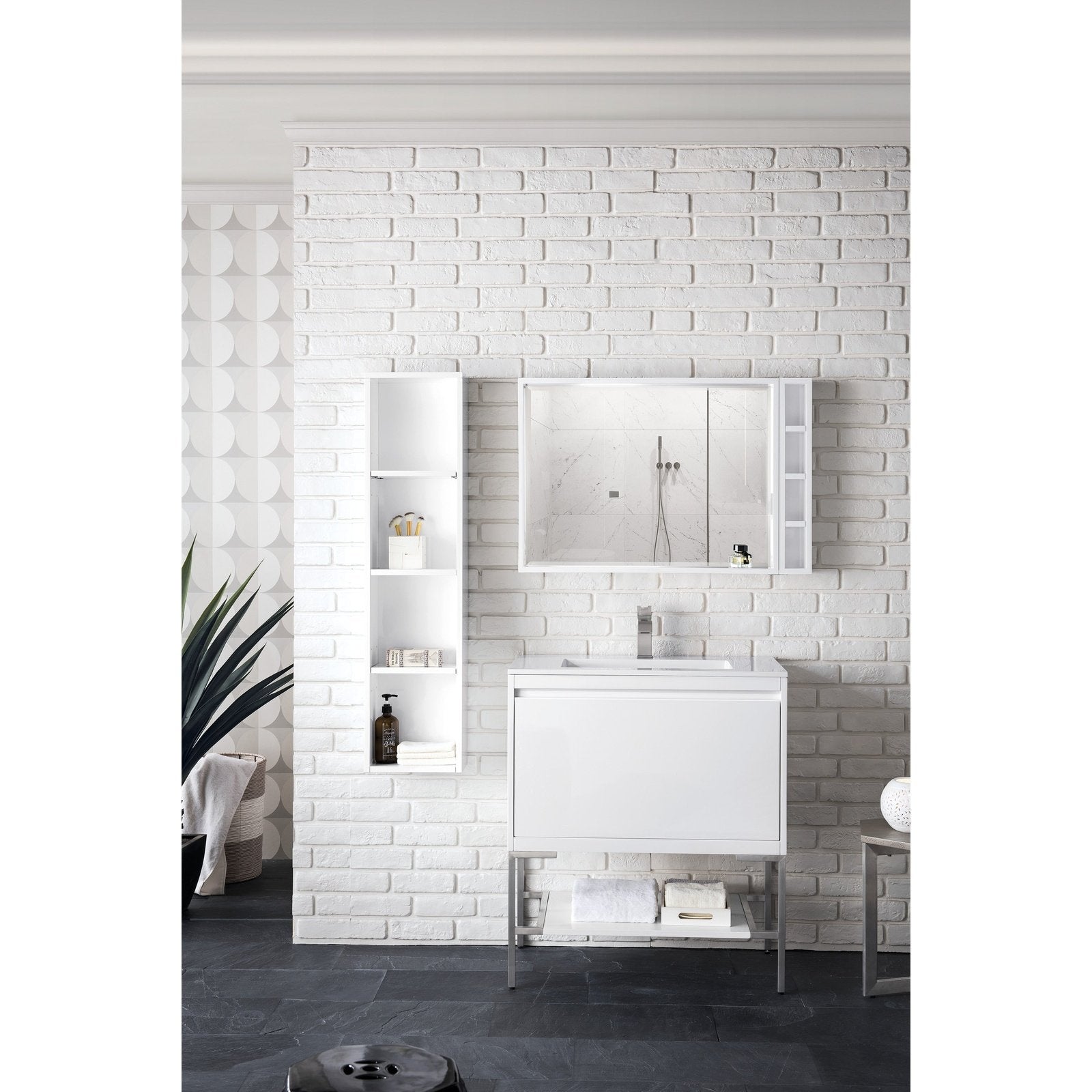 James Martin Vanities Milan 31.5" Single Vanity Cabinet - 801V31.5GWRGDCHB