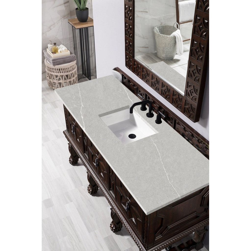 James Martin Vanities Balmoral 60" Single Vanity Cabinet - 150-V60S-ANW-3AF