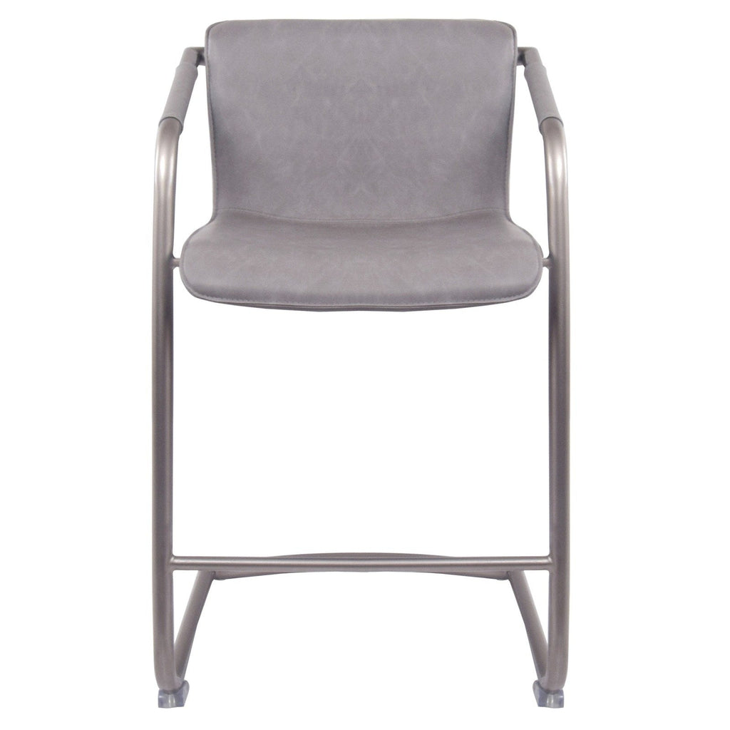 New Pacific Direct Indy PU Leather Counter Stool, (Set of 2)  - 1060004-216