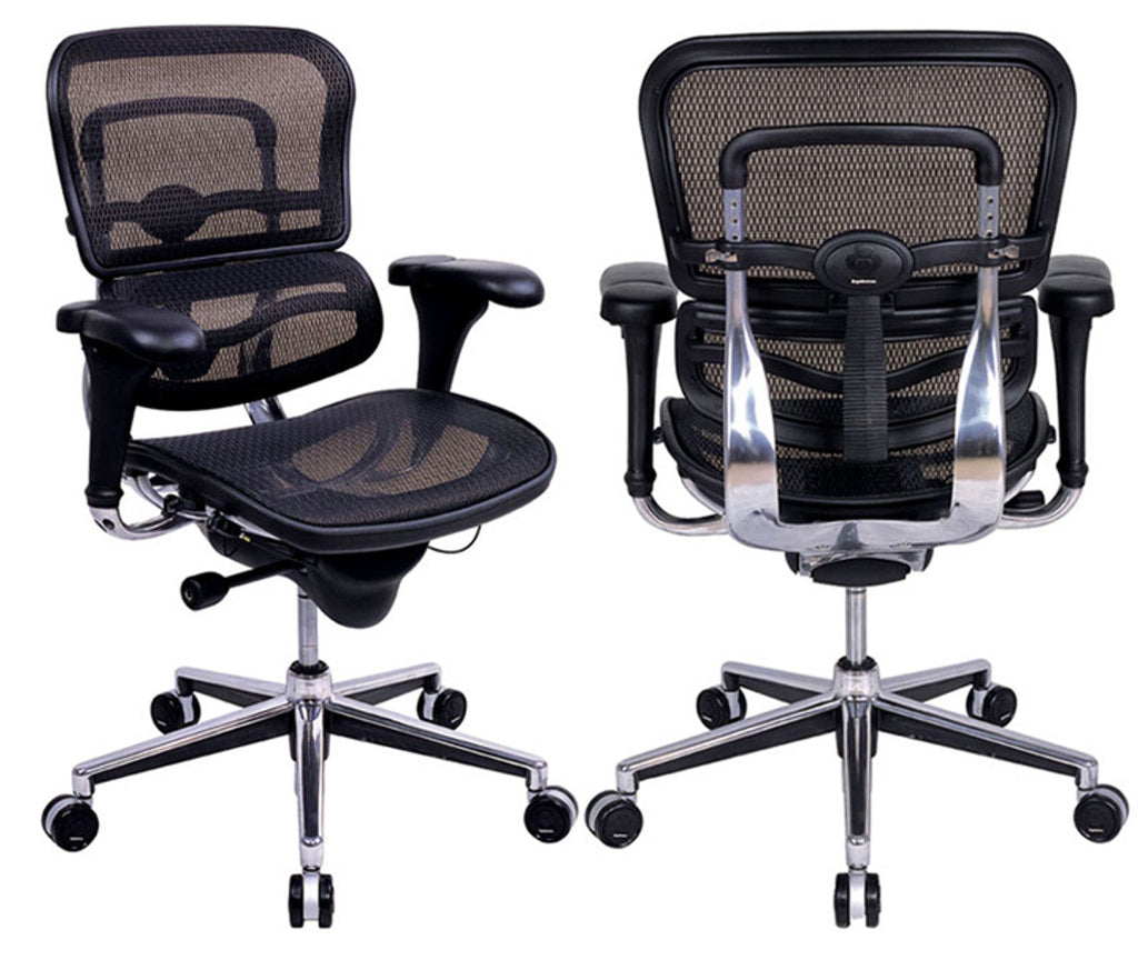 EuroTech Ergohuman Leather Mesh Executive  -  EUR-LEM6ERGLO