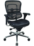 EuroTech Ergohuman Leather Mesh Executive  -  EUR-LEM6ERGLO