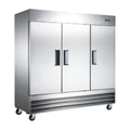 Omcan Solid Door Reach-In Freezer - 72 Cu Ft - Omcan-50027