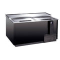 Omcan 49.5" Black Horizontal Bottle Cooler - Omcan-50039
