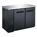 Omcan 49" Solid Door Back Bar Bottle Cooler - 11.8 Cu Ft - Omcan-50057