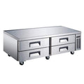 Omcan 72" 4 Drawer Refrigerated Chef Base - Omcan-50072