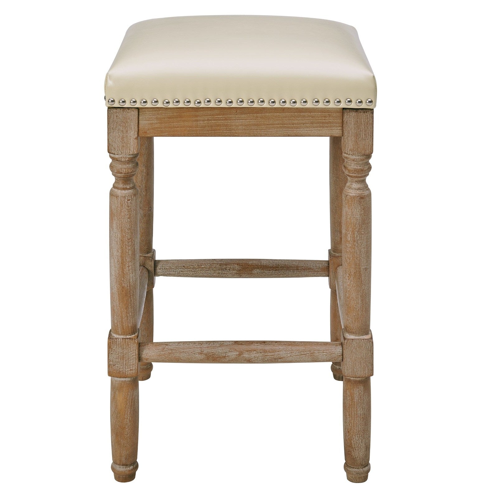New Pacific Direct Ernie Bonded Leather Counter Stool, (Set of 2)  - 3900057-2050