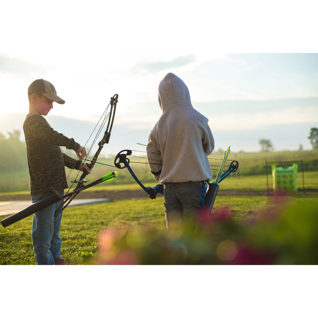 Genesis Archery Original Adjustable Right Handed Compound Bow, Black (2 Pack) - 323576