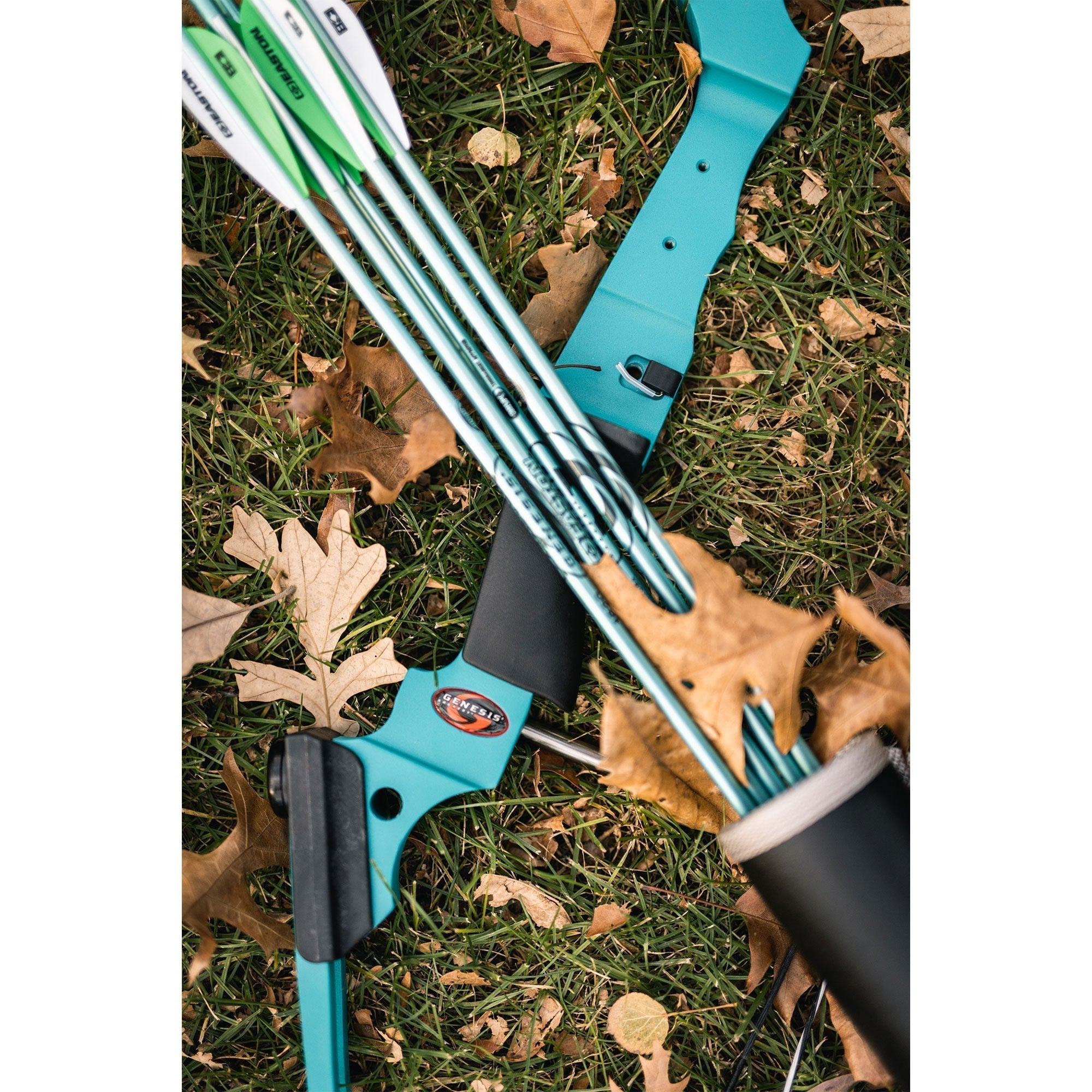 Genesis Archery Original Adjustable Left Handed Compound Bow, Orange (2 Pack) - 323554