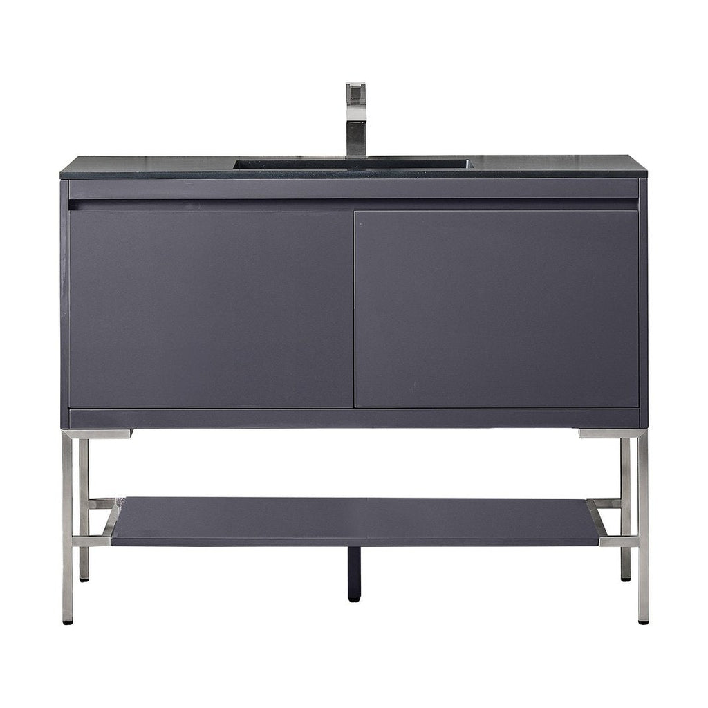 James Martin Vanities Milan 47.3" Single Vanity Cabinet - 801V47.3GWRGDCHB