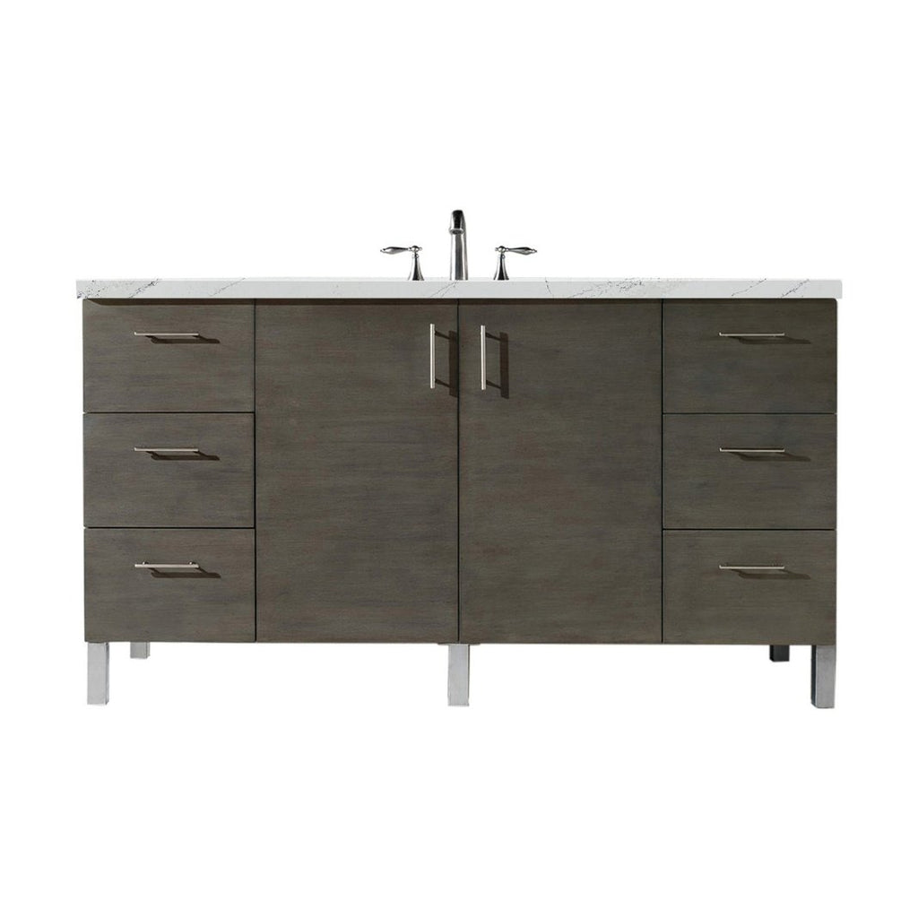 James Martin Vanities Metropolitan 60" Single Vanity -  850-V60S-SOK-3CAR