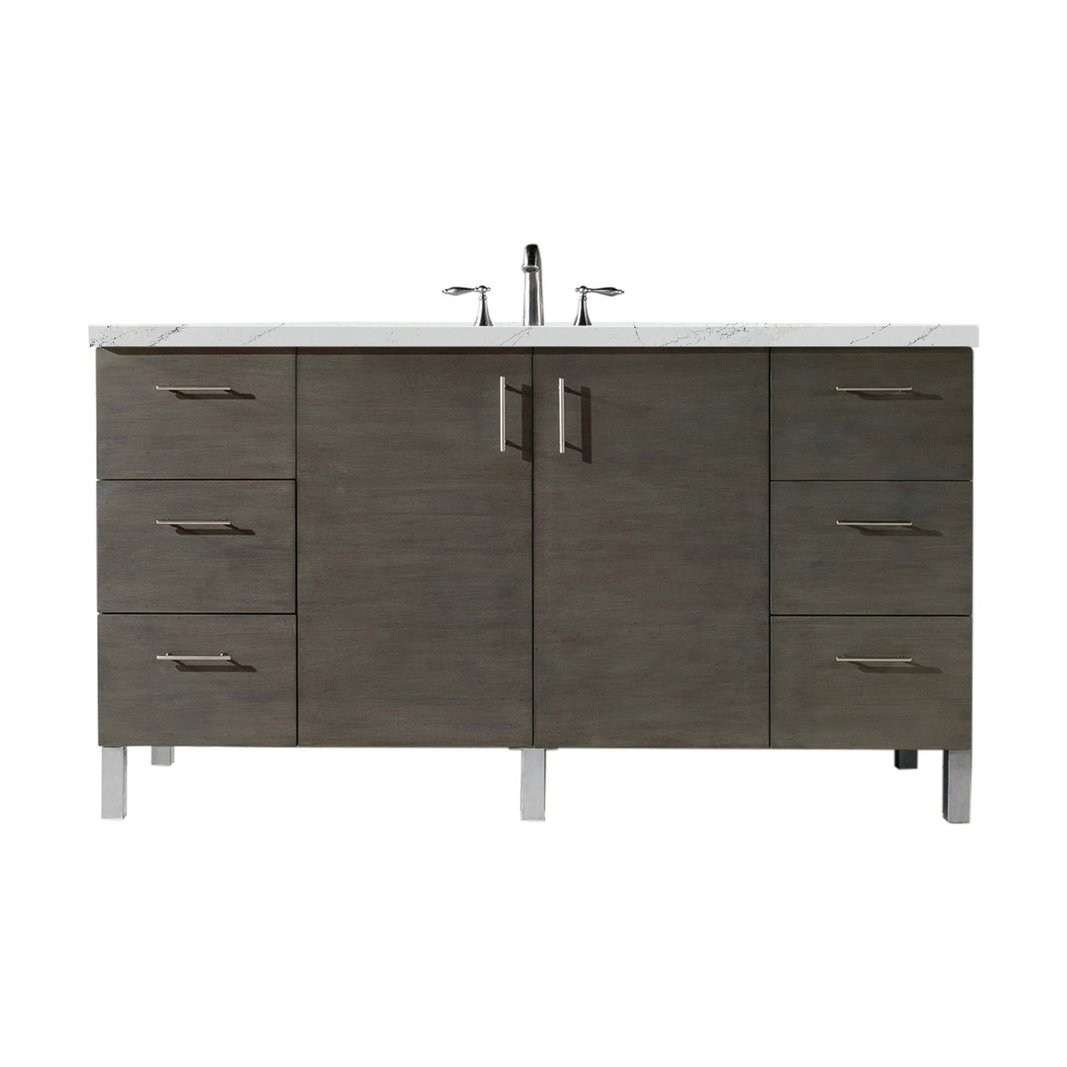 James Martin Vanities Metropolitan 60" Single Vanity -  850-V60S-SOK-3CAR