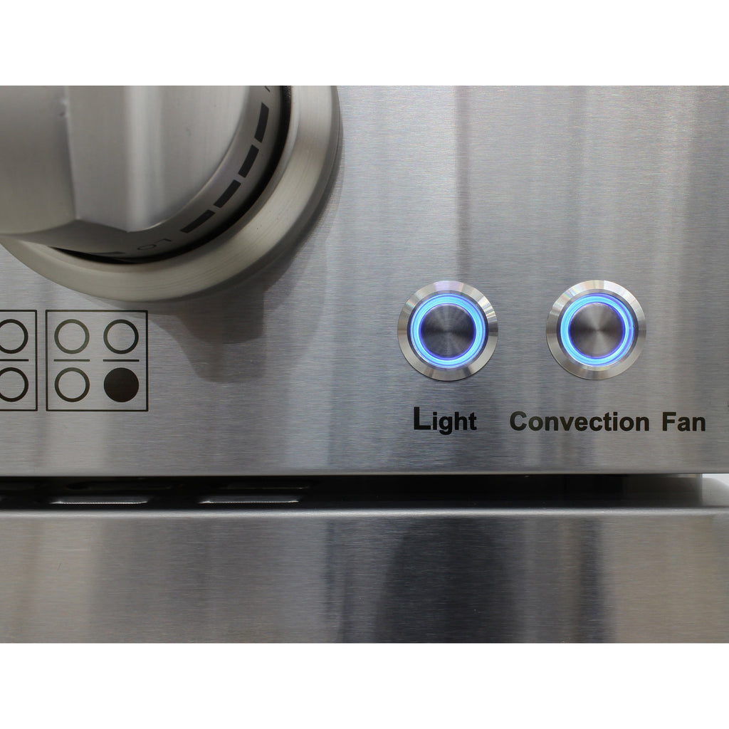 Vinotemp 48" Double Oven Gas Range, in Stainless Steel - BR-48SSGG
