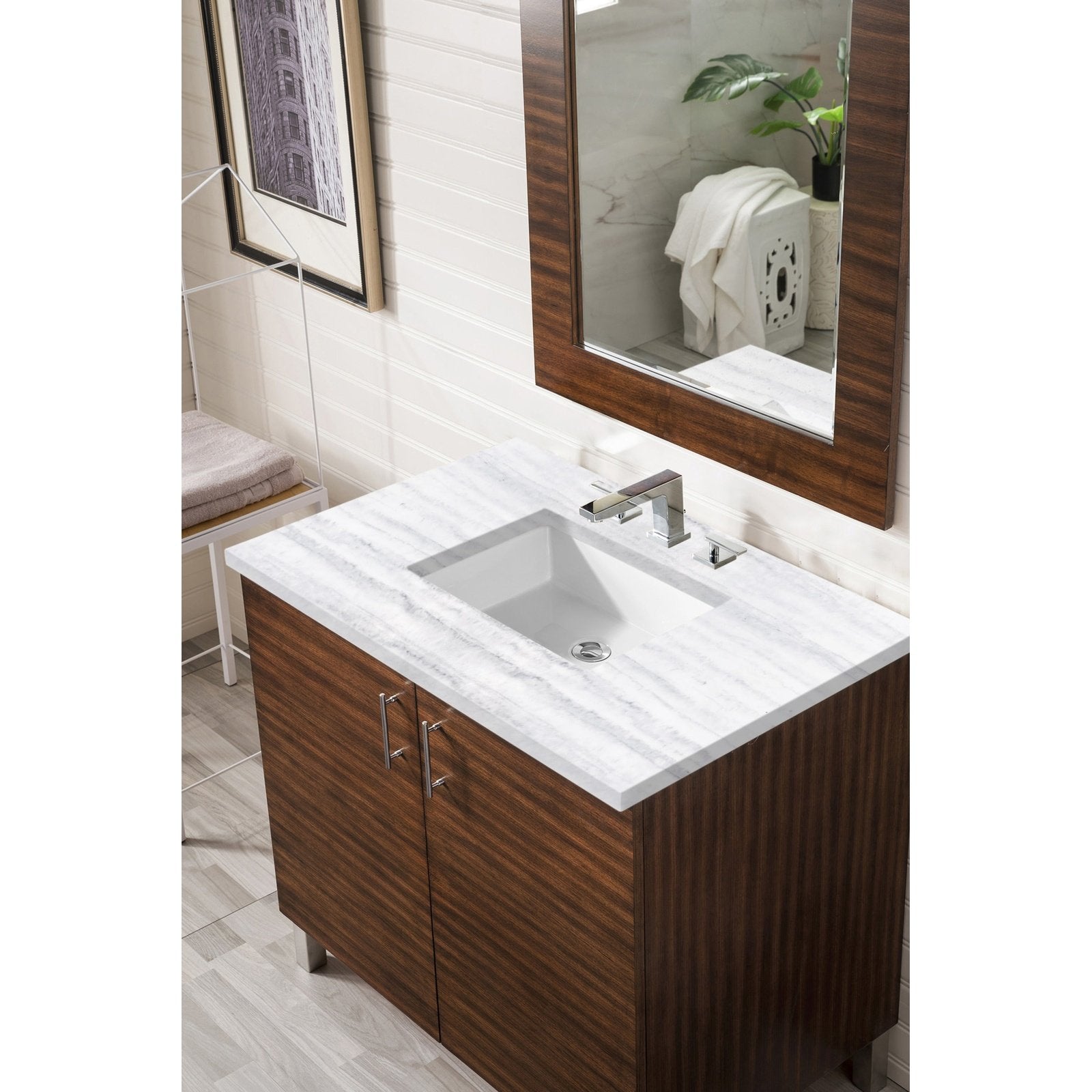 James Martin Vanities Metropolitan 36" Single Vanity - 850-V36-AWT-3AF