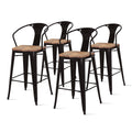 New Pacific Direct Metropolis Metal Bar Stool, (Set of 4) -  938544-B
