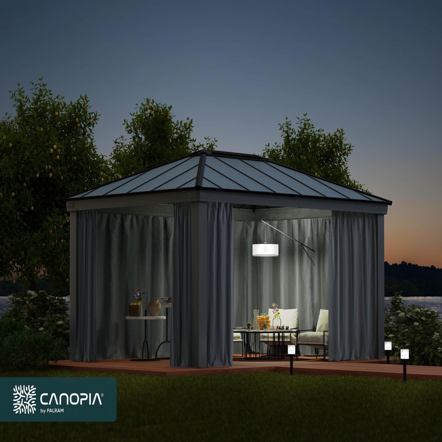 Palram - Canopia | Dallas 4900 12x16 ft Curtain Set - HG2006