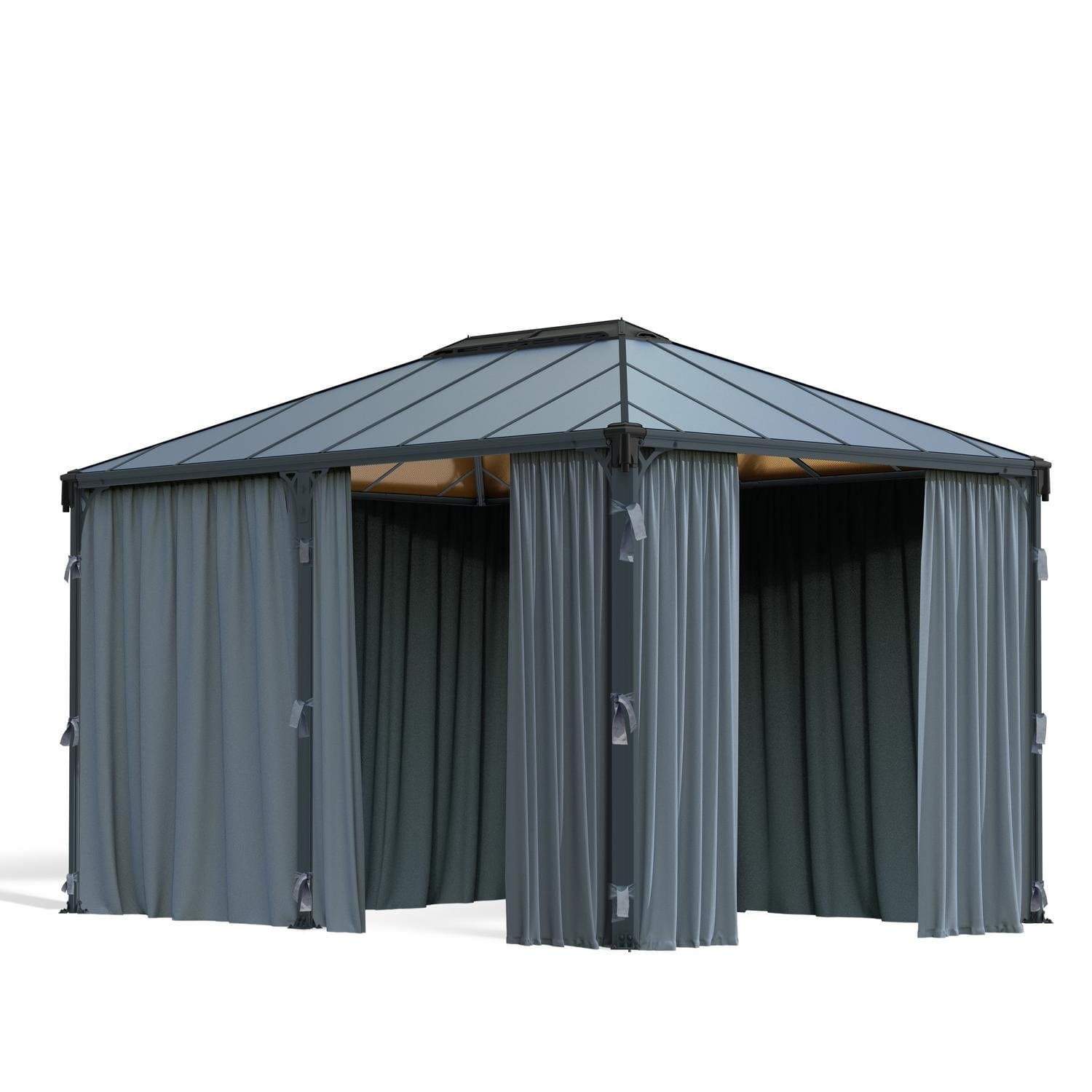 Palram - Canopia | Milano 4300/Martinique 5000 Gazebo Curtain Set - 6 Piece - HG1068