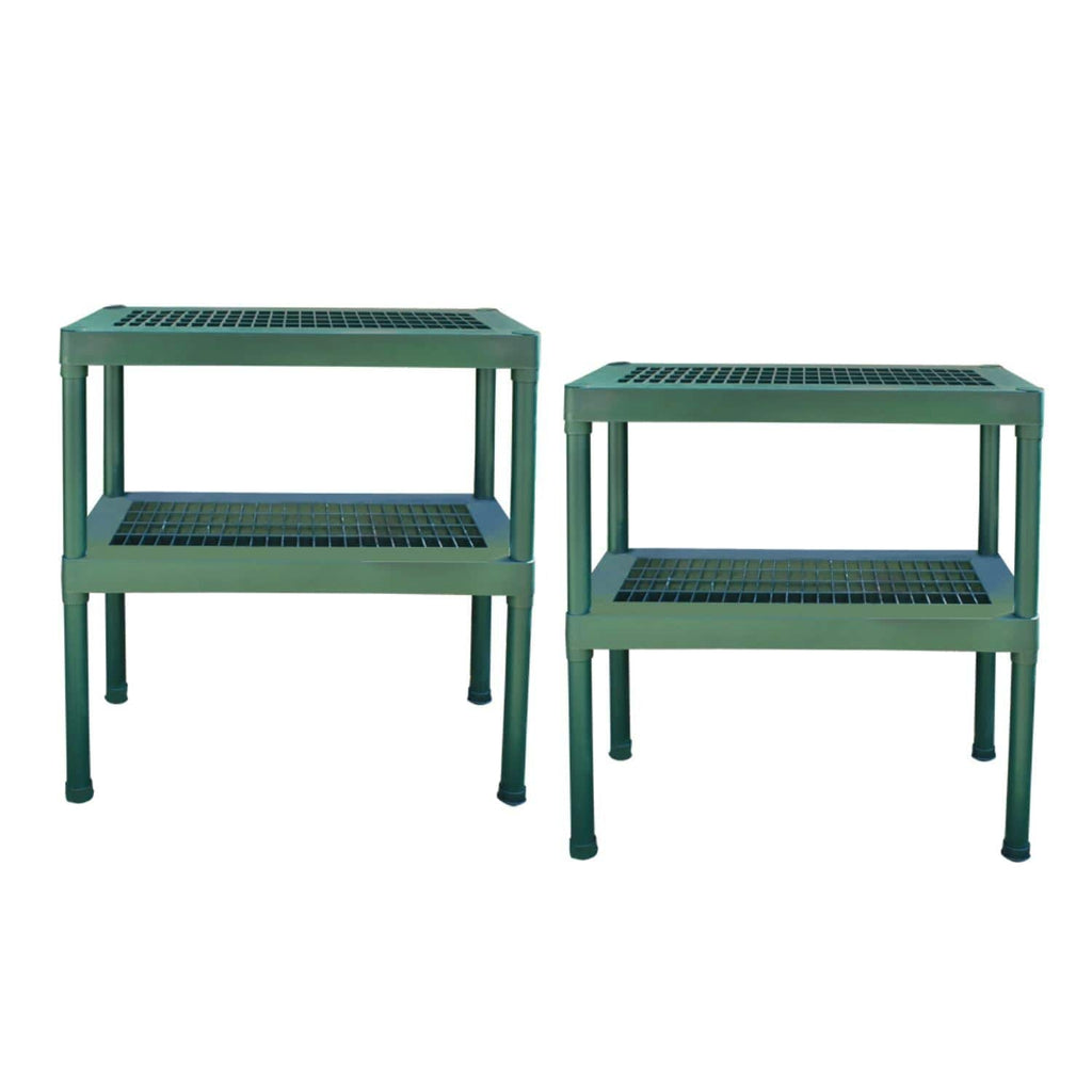 Palram - Canopia | 8x8 Ft Prestige Diffused Greenhouse Kit Package - Green With 6mm Twin-wall Polycarbonate Glazing - HG7308