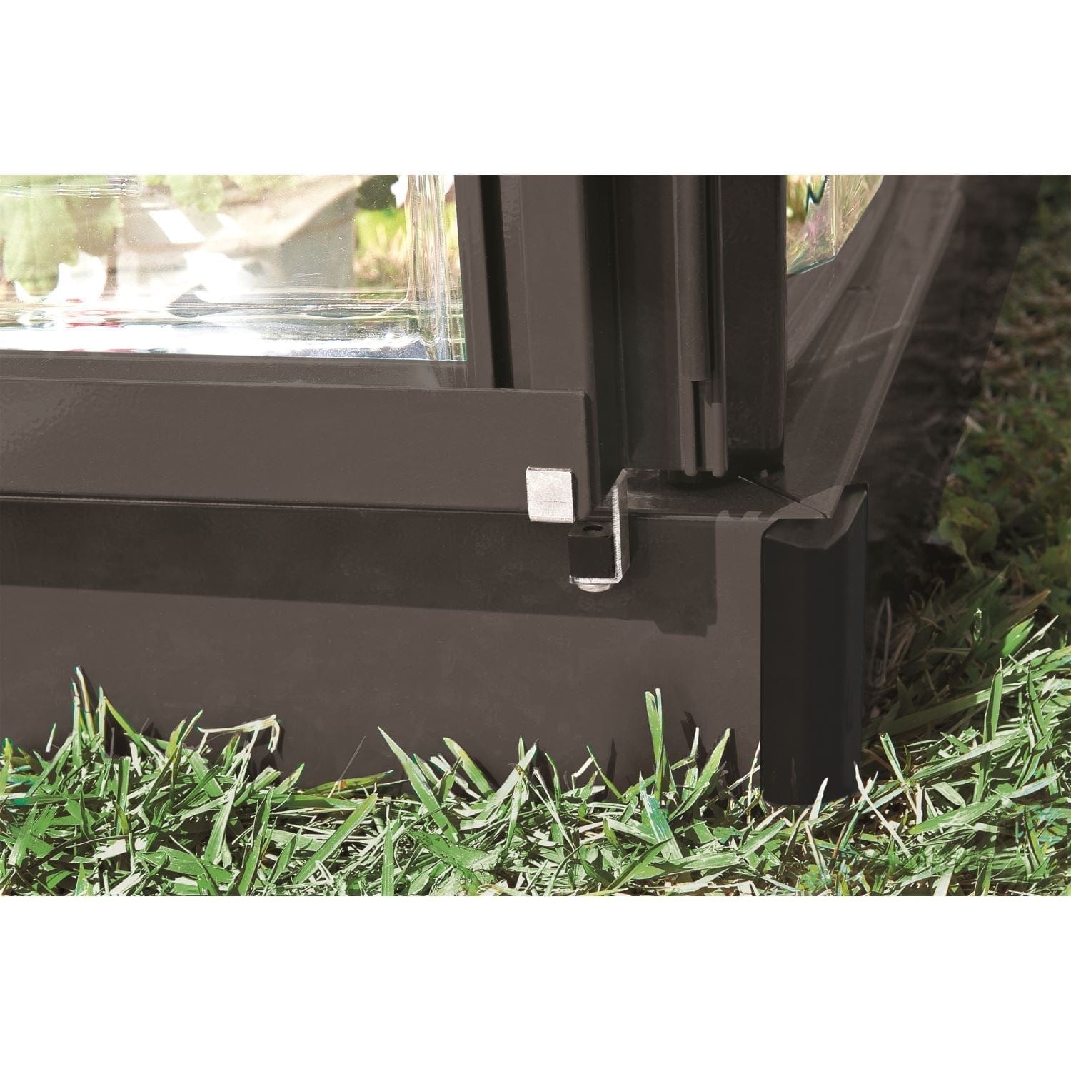Palram - Canopia | 6x10 Ft Mythos Greenhouse Kit - Gray With 4mm Twin-wall Polycarbonate Glazing - HG5010Y