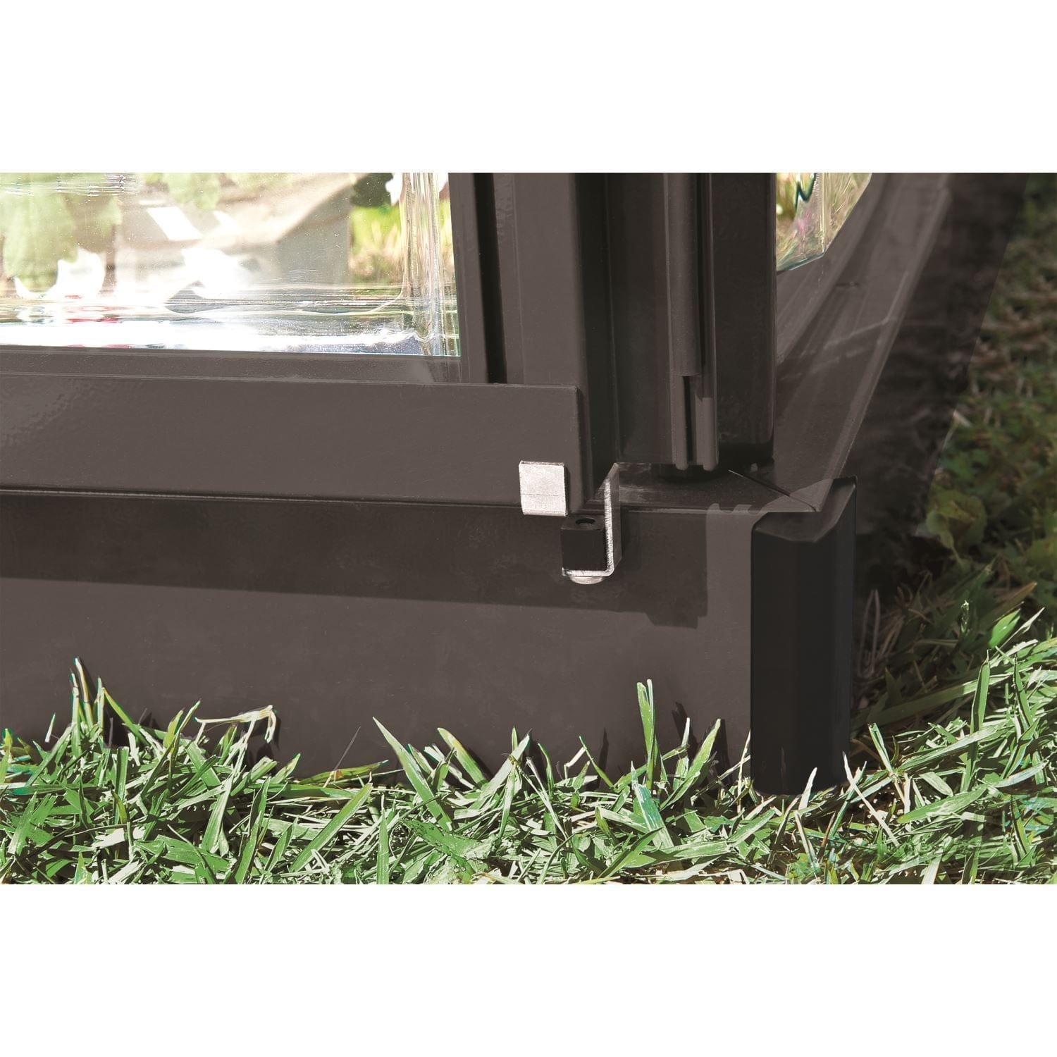 Palram - Canopia | 6x4 Ft Mythos Greenhouse Kit - Gray With 4mm Twin-wall Polycarbonate  - HG5005YGlazing