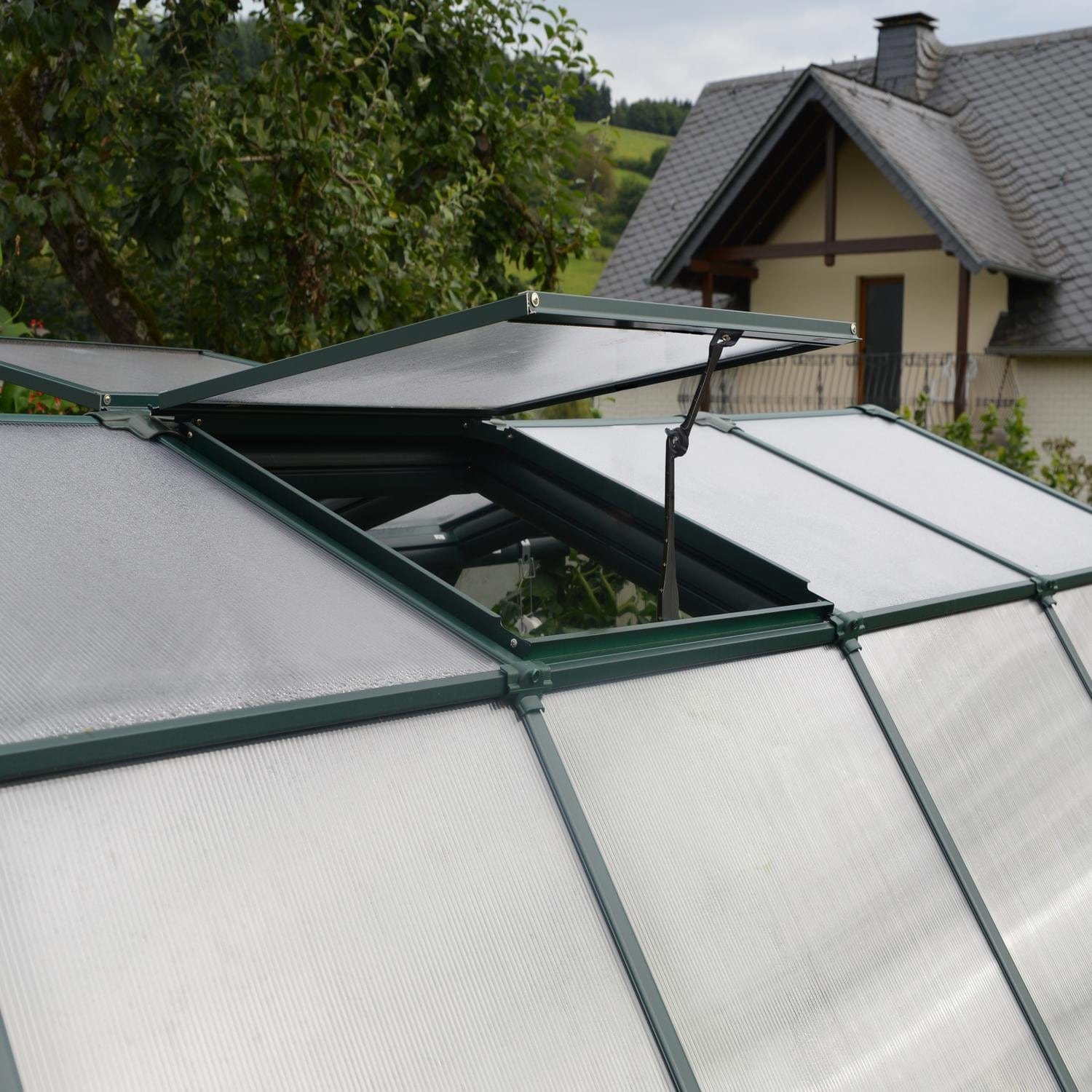 Palram - Canopia | Prestige 8x20 ft Clear Greenhouse Kit Package With 0.8mm Polycarbonate Glazing - HG7320C