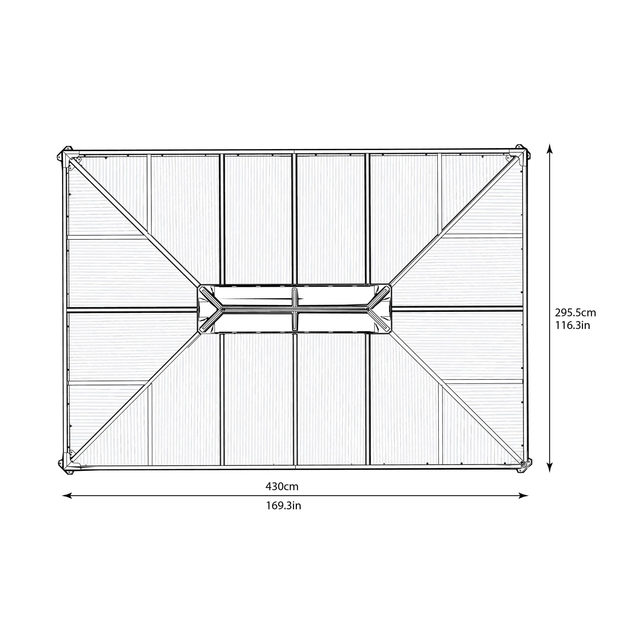 Palram - Canopia | Martinique 10' x 14' Garden Gazebo - HG9170