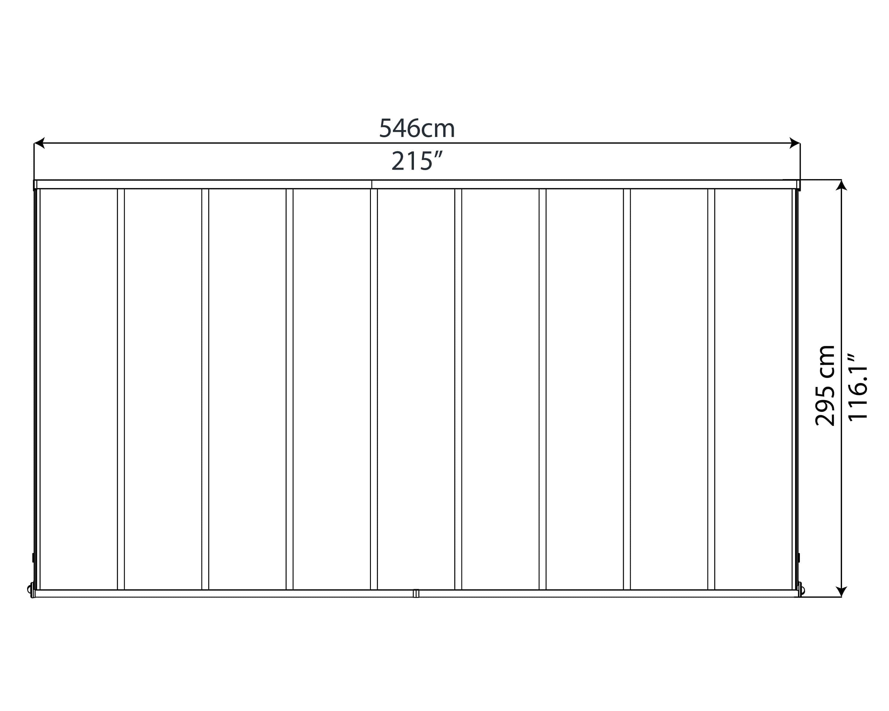 Palram - Canopia | Olympia Patio Cover - Gray - HG8810