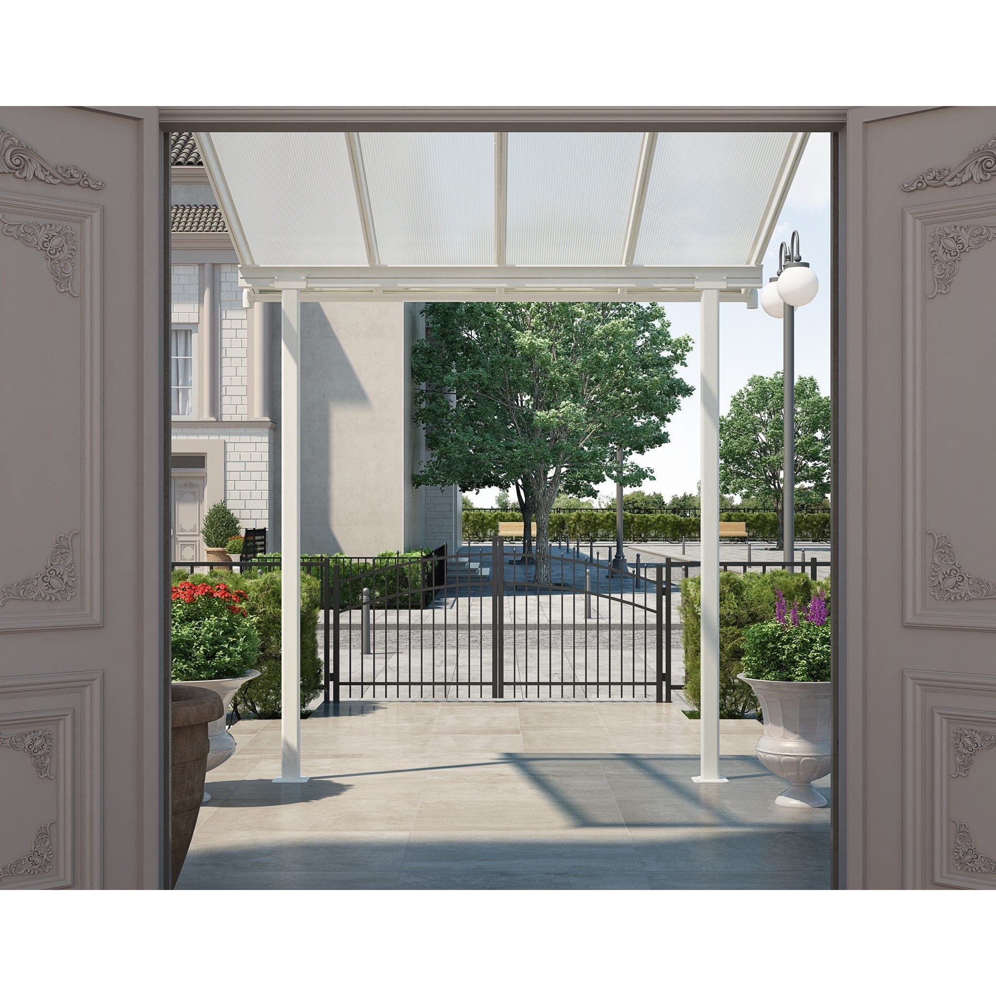 Palram - Canopia | Sierra Patio Cover - 7.5ft Wide - HG9075