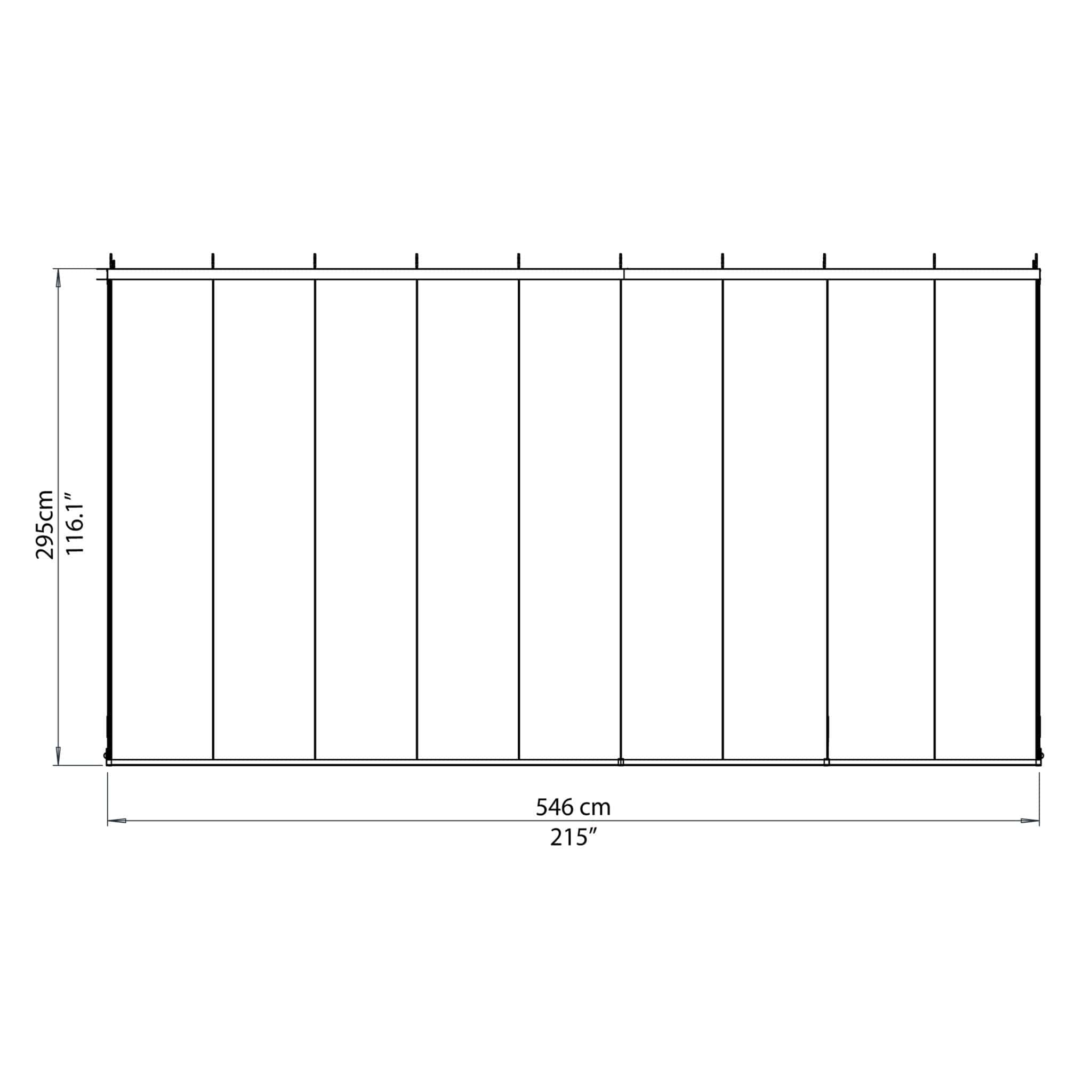 Palram - Canopia | SanRemo Patio Enclosure / Sunroom - HG9074