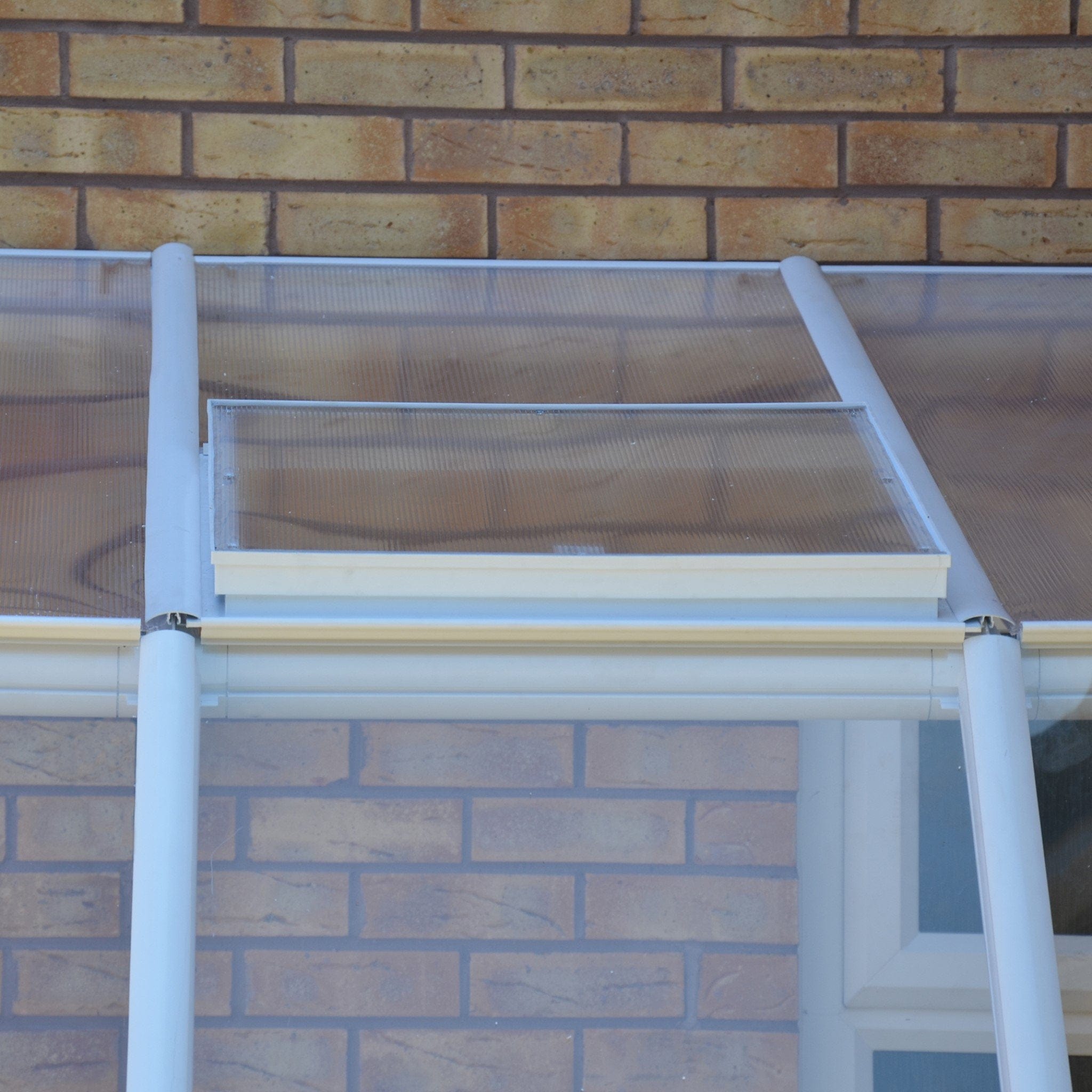 Palram - Canopia | Sun Room Six Sunroom Enclosure, Lean To Greenhouse Kit - HG7506