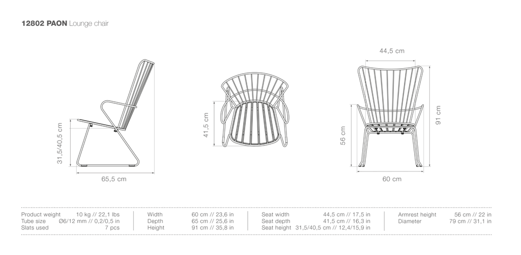 HOUE PAON Outdoor Lounge Chair - Procure Décor