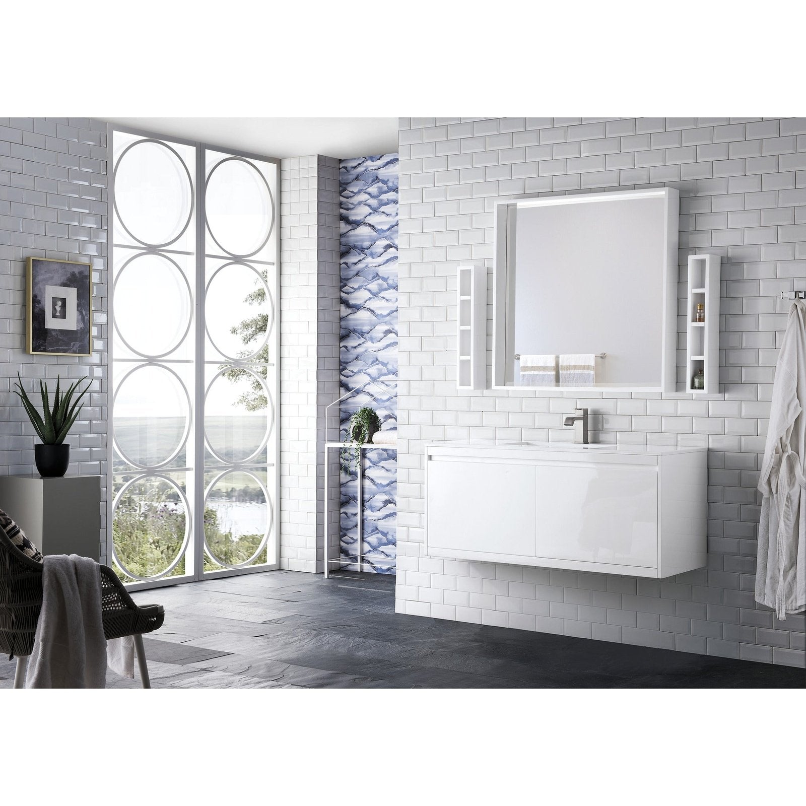 James Martin Vanities Milan 47.3" Single Vanity Cabinet - 801V47.3GWRGDCHB