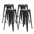 New Pacific Direct Metropolis Metal Backless Counter Stool, (Set of 4)  - 938626-B