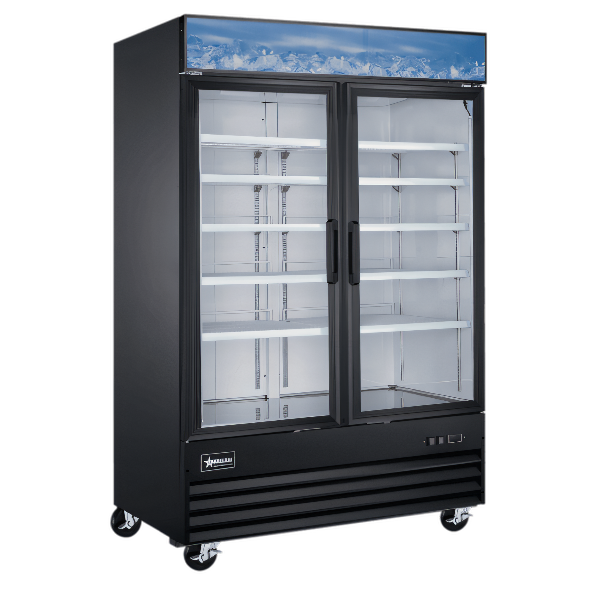 Omcan USA 51075 Glass Door Merchandisers - 51075