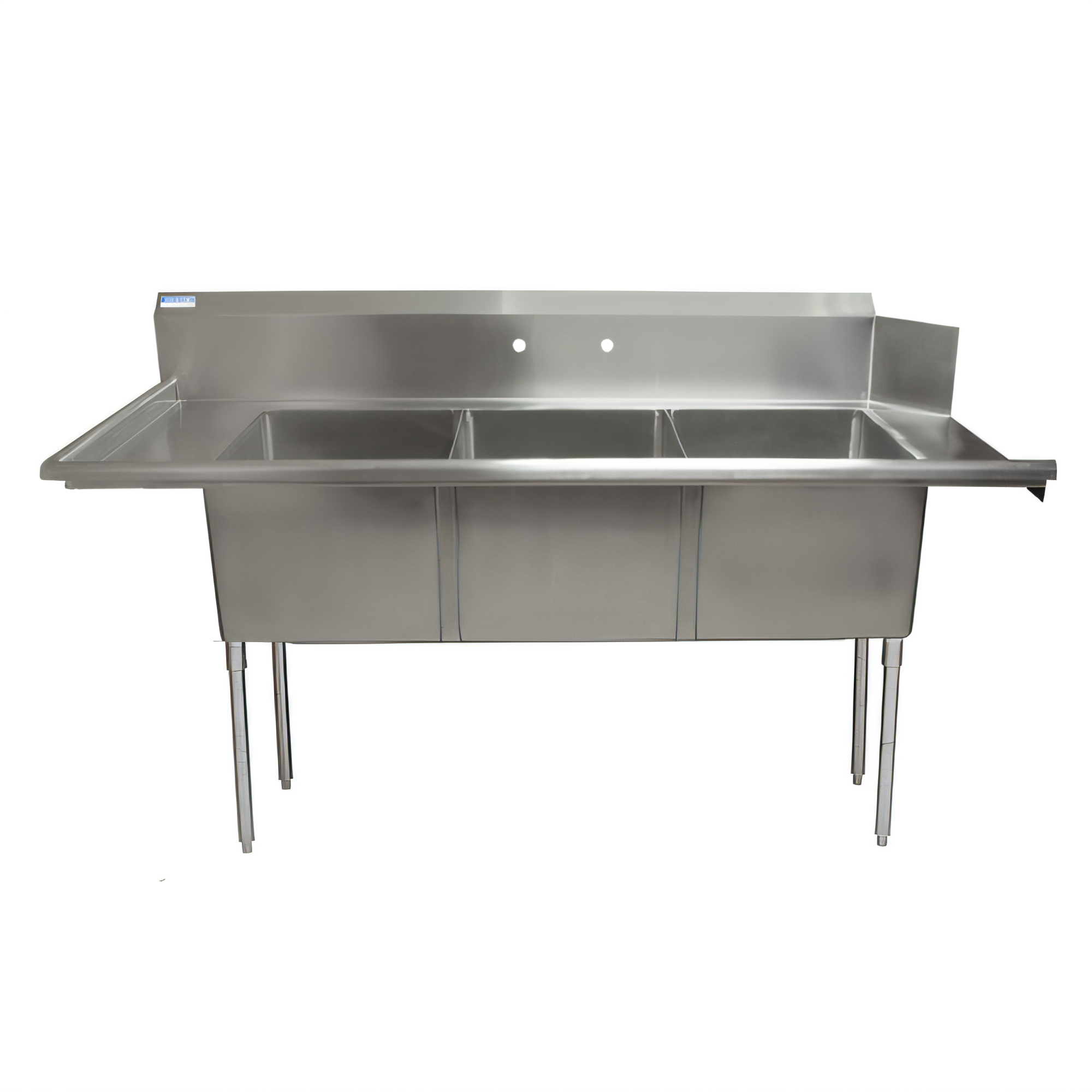 BK Resources BKSDT-3-1820-14-LSPG Compartment Sinks - BKSDT-3-1820-14-LSPG