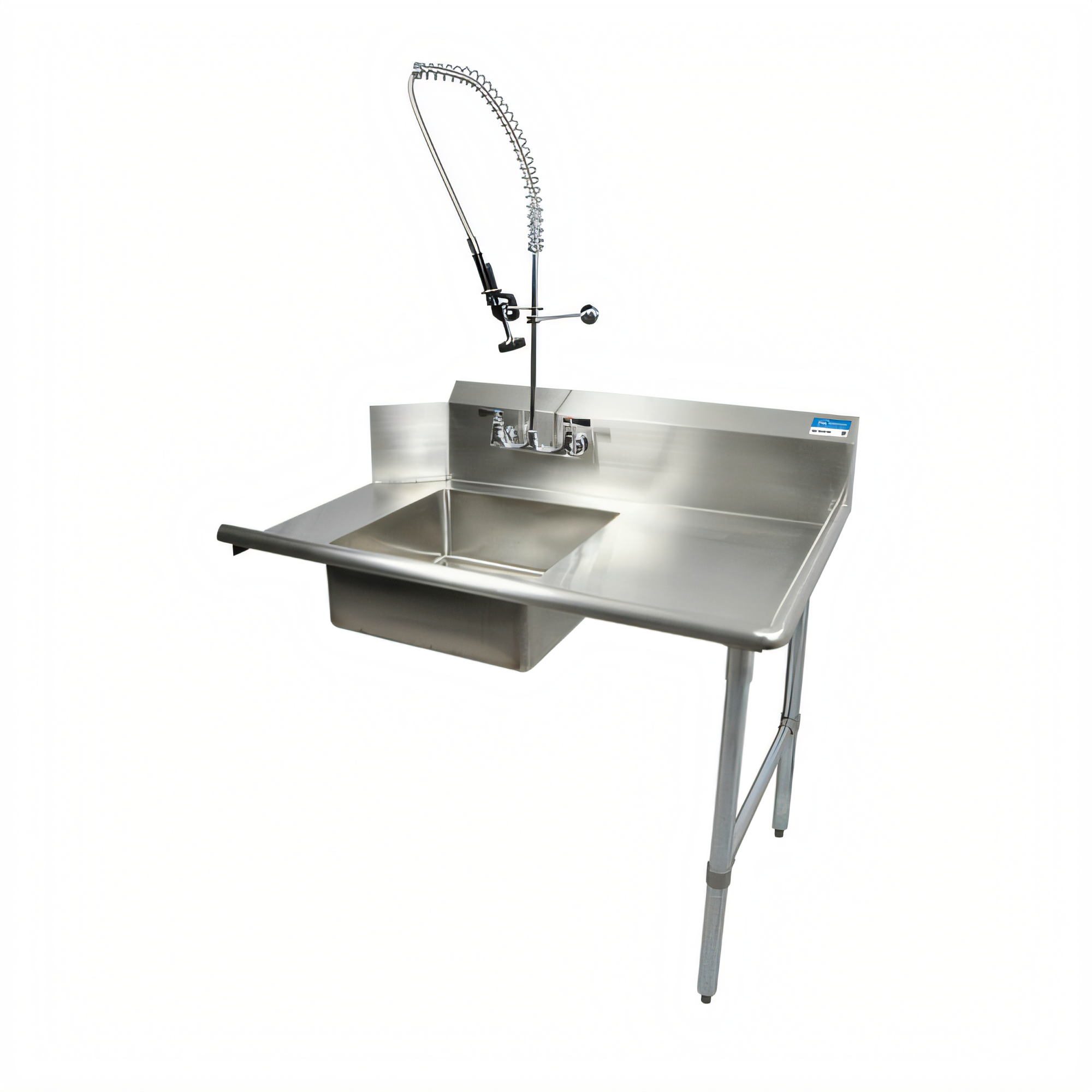 BK Resources BKSDT-60-R-P-G Compartment Sinks - BKSDT-60-R-P-G